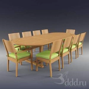 ابجکت میز صندلی مدرن نهارخوری