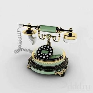 ابجکت  3d تلفن قدیمی