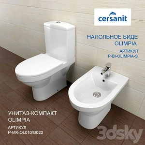توالت + BIDET Cersanit OLYMPIA