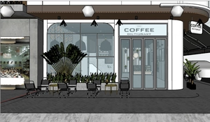 طراحی داخلی و خارجی کافی شاپ برای اسکچاپ