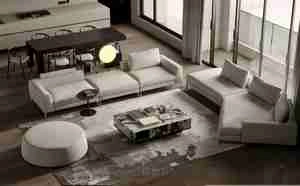 ست مبلمان با دیزاین مدرن | مبل پهن