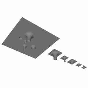 چراغ هالوژن سقفی و بدون درز برای اسکچاپ