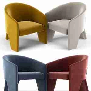 مبل تک نفره از برند Fae Accent Chair برای اسکچاپ