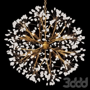 لوستر با طرح درخت 
Spherical_12Light_Quartz_ Chandelier