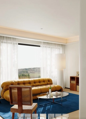 طراحی دکوراسیون هنری با رنگ خاص