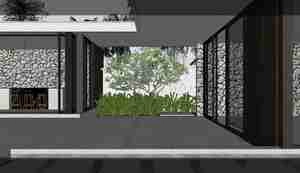 طراحی ویلای مدرن در دل طبیعت استوایی برای اسکچاپ