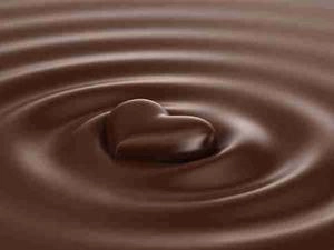 عکس شکلات آب شده موج دار