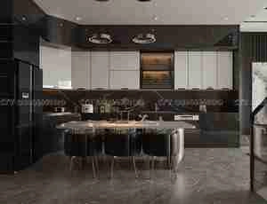 طراحی دکوراسیون دوبلکس همراه با آبجکت