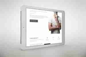 موکاپ تبلت 10 اینچ Big screen tablet mock up