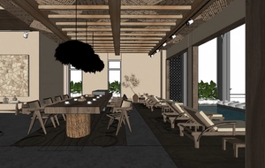 طراحی داخلی با ترکیبی از طبیعت و آرامش برای اسکچاپ