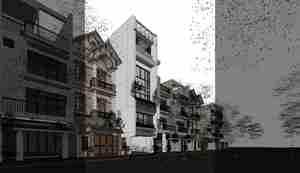 طراحی نما مدرن و سبز برای اسکچاپ