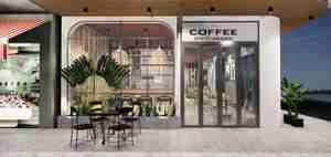 طراحی داخلی و خارجی کافی شاپ برای اسکچاپ