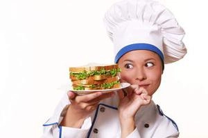 عکاسی از سر آشپز حرفه ای