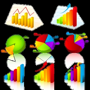 آیکون های آمار و نمودار