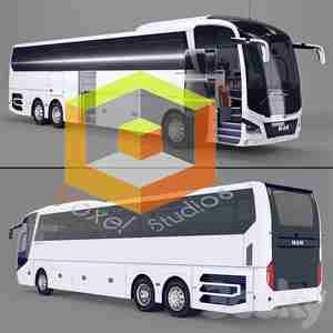 آبجکت اتوبوس Pro 3DSky - MAN Lion s Coach L R08