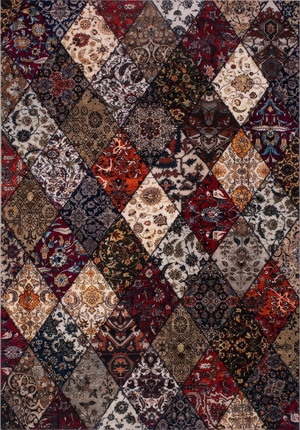 طرح های لوزی با فرش ایرانی