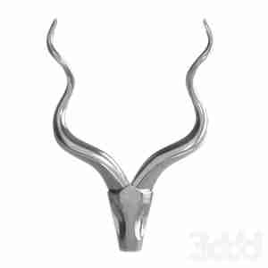 مجسمه شاخ گوچ Deco Antler Rockstar