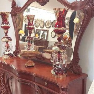 اینه کنسول و شمعدان های فوق العاده زیبا