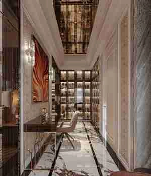 طراحی اتاق خواب و کلوزت لوکس در زعفرانیه تهران