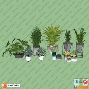 انواع گلدان برای اسکچاپ 6