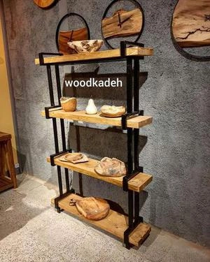 ویترین چوبی و فلزی