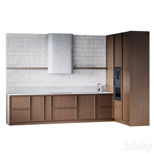 کابینت آشپزخانه مدرن با کاشی و سرامیک