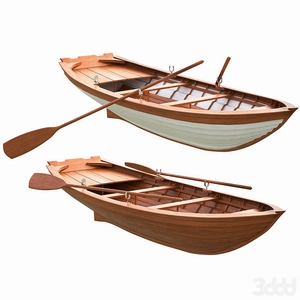 آبجکت قایق چوبی