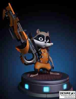 Little Rocket – 3D Print Model  STL