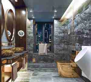 سبک لوکس مدرن در طراحی سرویس بهداشتی برای اسکچاپ