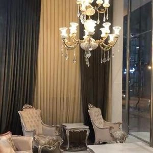 طراحی و ساخت لوسترهای شهر مبل