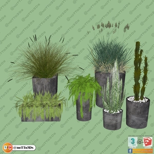 انواع گلدان برای اسکچاپ 17