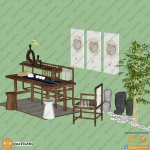 انواع میز و صندلی ناهارخوری برای اسکچاپ