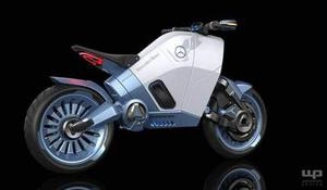 SMARANZA Mercedes concept electrical motorcycle موتور سیکلت