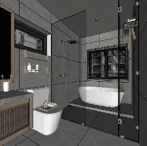 طراحی اتاق خواب مینیمال برای اسکچاپ