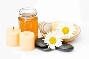 عسل و گل و سنگ عکس خاص برای تبلیغات