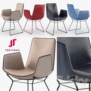 صندلی راحتیFreifrau Amelie armchair basic wire frame