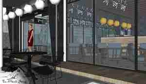 طراحی کافه TRUONG  تلفیق طراحی مدرن و دل‌نشین برای اسکچاپ