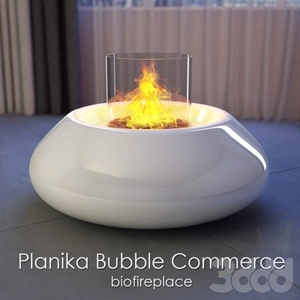 شومینه گرد وسط  Planika Bubble Commerce