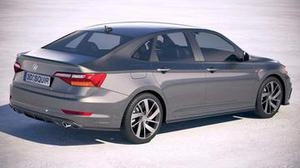 Volkswagen Jetta GLI 2019 3D Model ماشین 3D