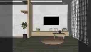 نشیمن مدرن و آرامش‌بخش برای اسکچاپ