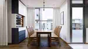 طراحی داخلی فضای نشیمن مدرن برای اسکچاپ