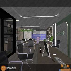 دفتر کار مدرن و مینیمال برای اسکچاپ