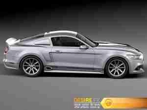 Ford Mustang GT500 Eleanor 2015 3D Model مدلینگ ماشین