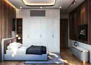 طراحی داخلی اتاق خواب مدرن برای اسکچاپ