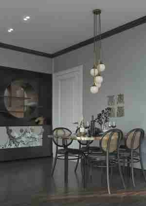 ترکیبی از سبک کلاسیک و مدرن در طراحی نشیمن برای اسکچاپ