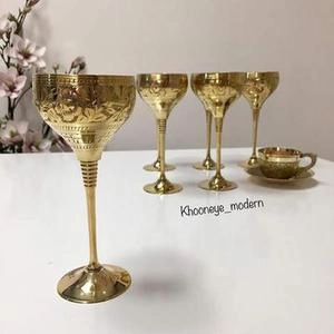 ست جام وچایخوری برنزی