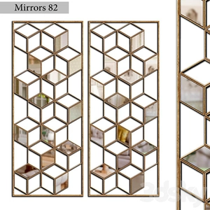 پارتیشن آینه با مکعب سه بعدی 82