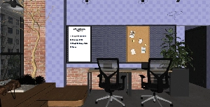 فضای داخلی اداری برای اسکچاپ