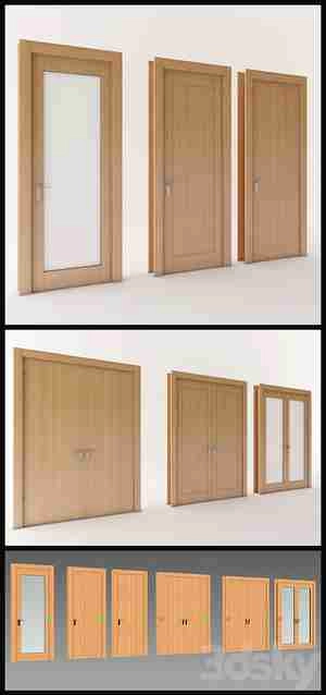 درب تک و دو لنگه Generic Interior Doors