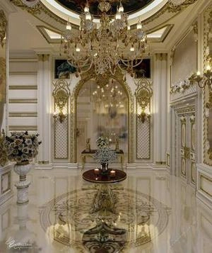 طراحی داخلی کلاسیک Paradis Wedding Hall